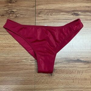 Red Brazilian Bikini Bottom